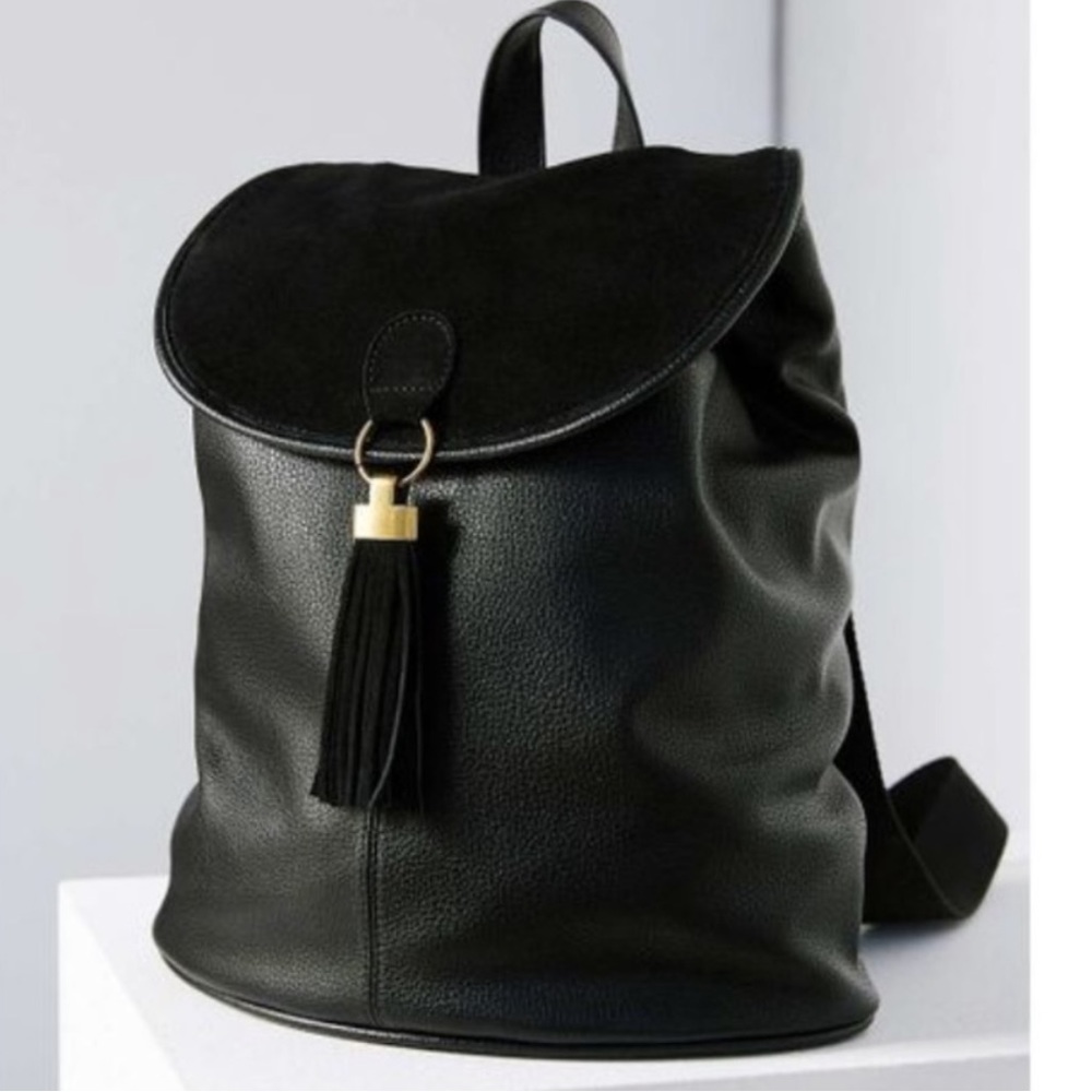 Ecote Vegan Leather Tassel Backpack